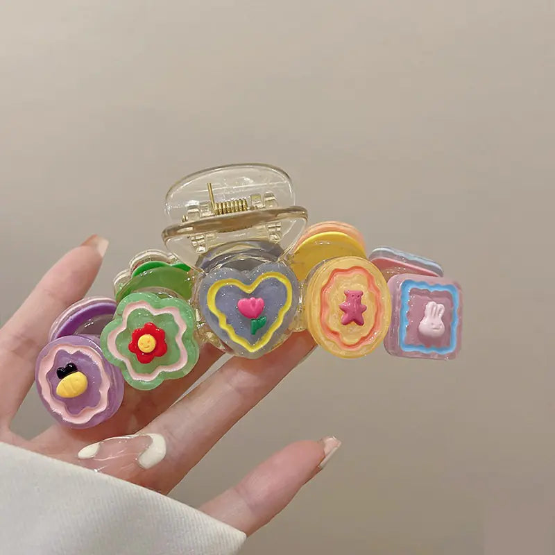 Cute Mahjong Grabber Hairpin for Kids - Large Size