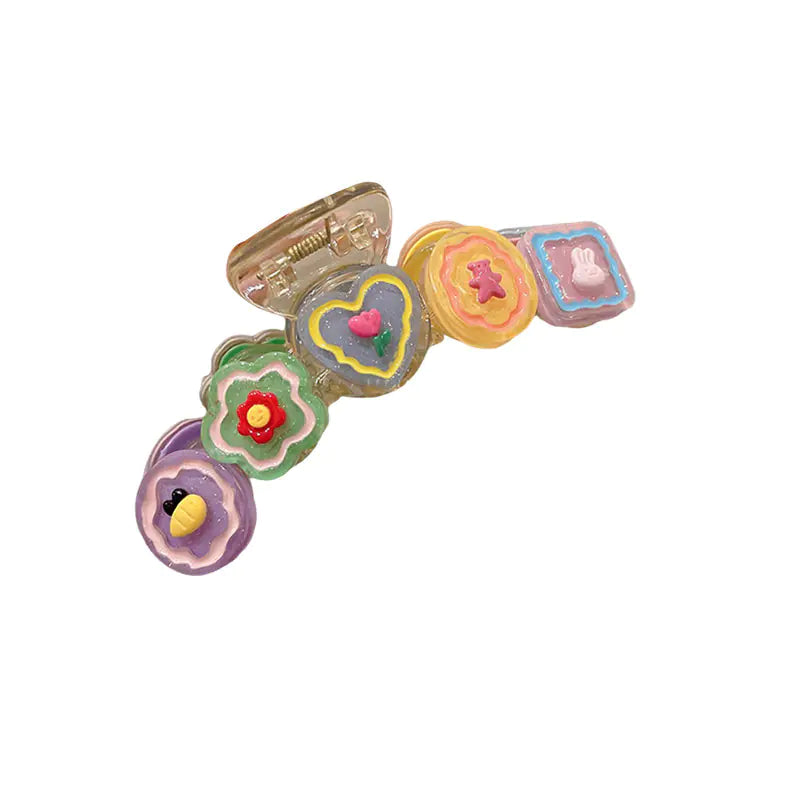 Cute Mahjong Grabber Hairpin for Kids - Large Size
