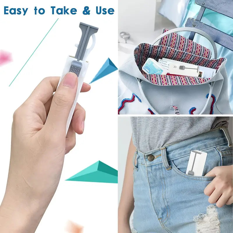 Portable Automatic Dental Floss Dispenser for Teeth Cleaning