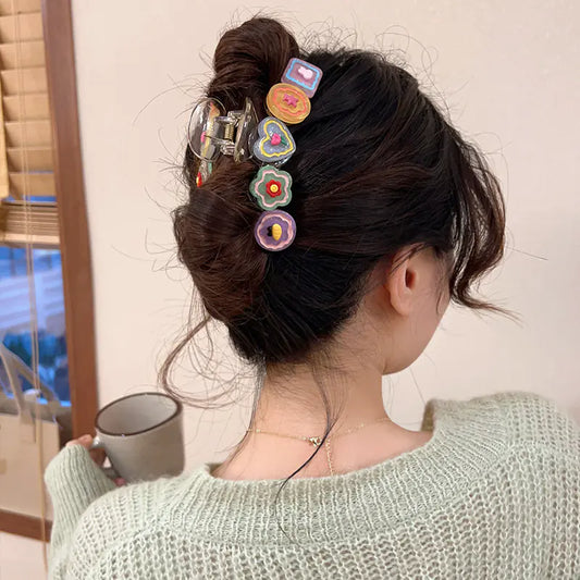 Cute Mahjong Grabber Hairpin for Kids - Large Size