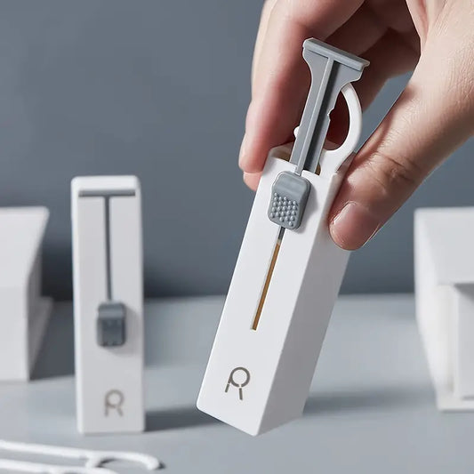 Portable Automatic Dental Floss Dispenser for Teeth Cleaning